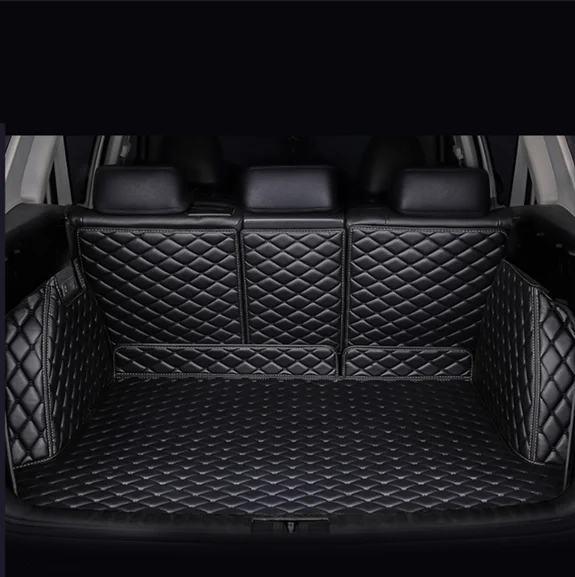 Automobilinės bagažinės kilimėlis Toyota Highlander 2014~2019 5seat purvui atsparus pilnai apsuptas bagažinės kilimėlis Galinis krovinių dėklas Automobilių priedai
