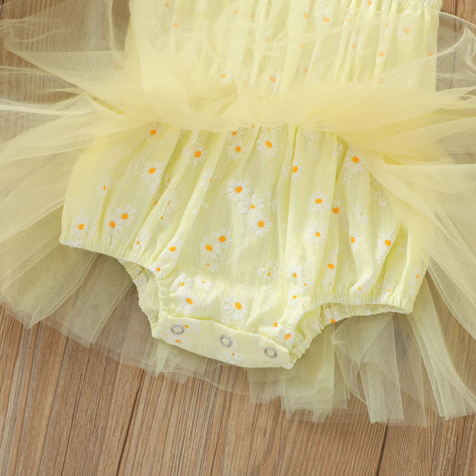 Baby Girl Dress, Berankovė kvadratinė kaklo gėlių spauda Laisvas laisvalaikio vakarėlis Fall Princess Mesh Midi + galvos juosta 2022