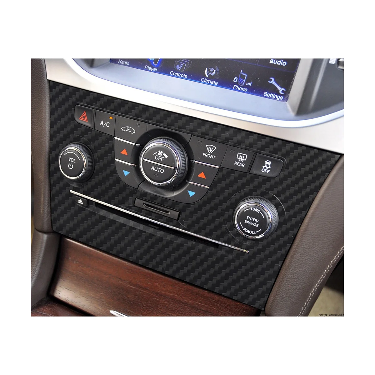 Car Center Console oro kondicionieriaus valdymo pulto apdailos dangtelio apdaila Chrysler 300/300C 2010-2014 priedai