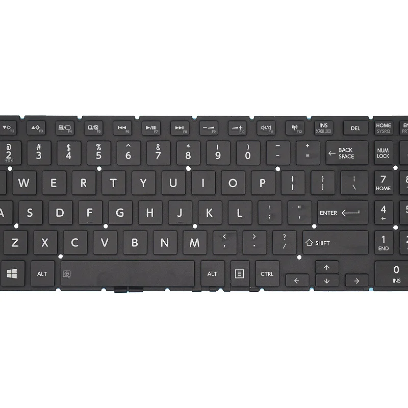 JAV nešiojamojo kompiuterio klaviatūra su foniniu apšvietimu Toshiba Satellite S50-B S55-B S50-C S55-C S50D-C S55T-C L50-C L50D-C L70-C C55-C P50-C