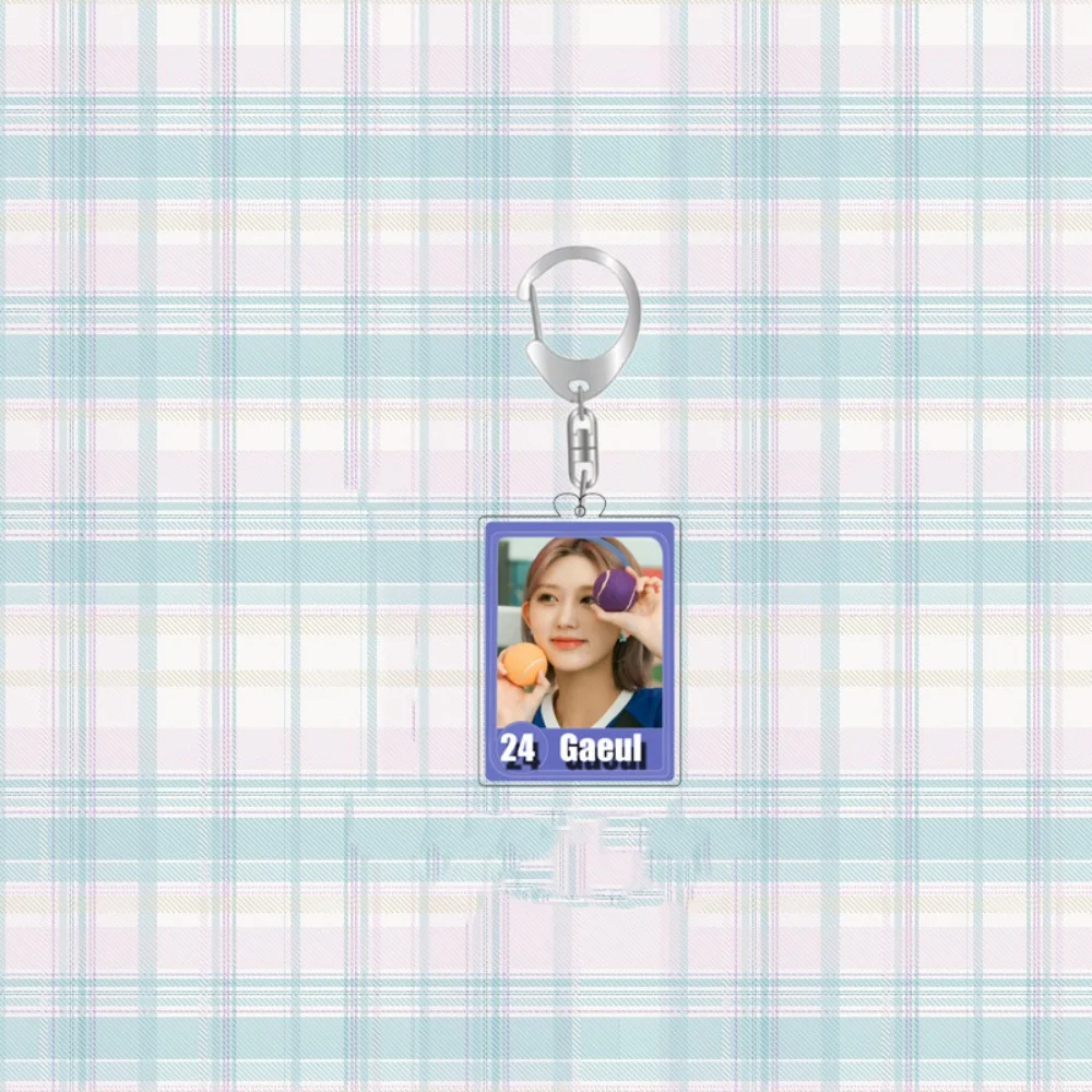 Kpop IVE Transparent Acrylic Foto pakabuko pakabuko dekoravimo raktų pakabukas Yujin Gaeul Wonyoung LIZ Rei gerbėjų kolekcijos dovana