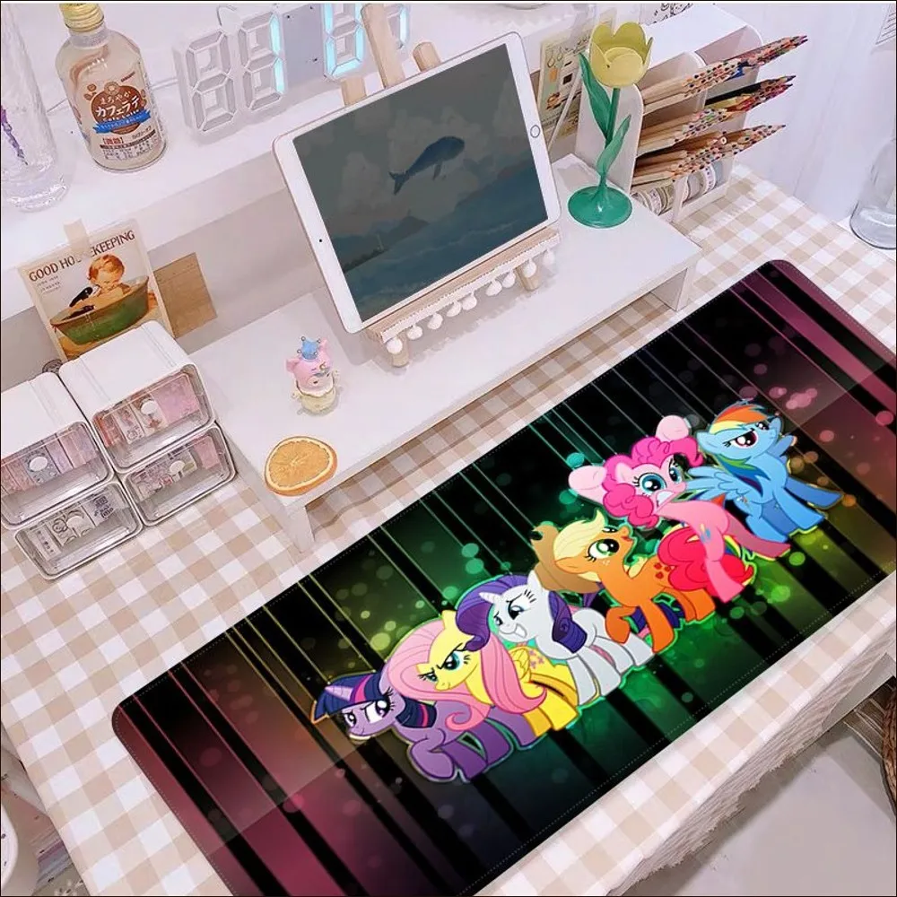 M-My Cartoon P-Pony L-Little Mousepad Cute Silicone large/small Pad to Mouse Pad Žaidimo dydis žaidimo klaviatūros kilimėliui