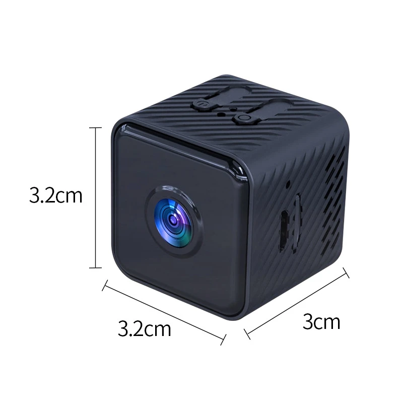 Mini Wifi kamera Namų apsaugos stebėjimo kameros monitorius Belaidis 1080P vaizdo įrašas Skaidrus IR naktinio matymo judesio aptikimas