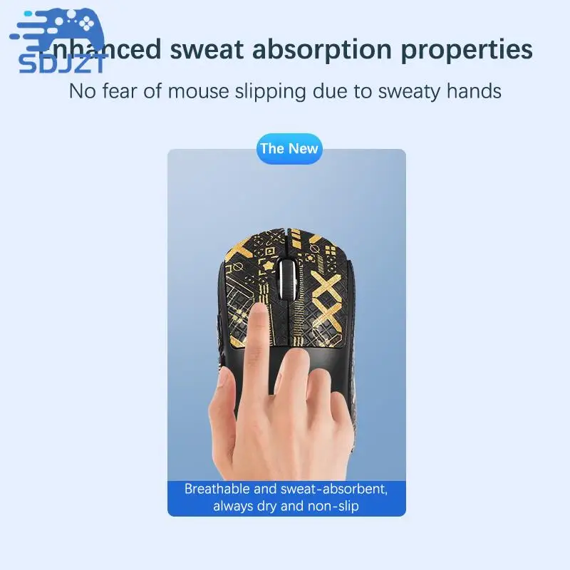 Mouse Grip Tape Skate Rankų darbo lipdukas Non Slip Suck Sweat for Logitech G Pro X Superlight Wireless Mouse