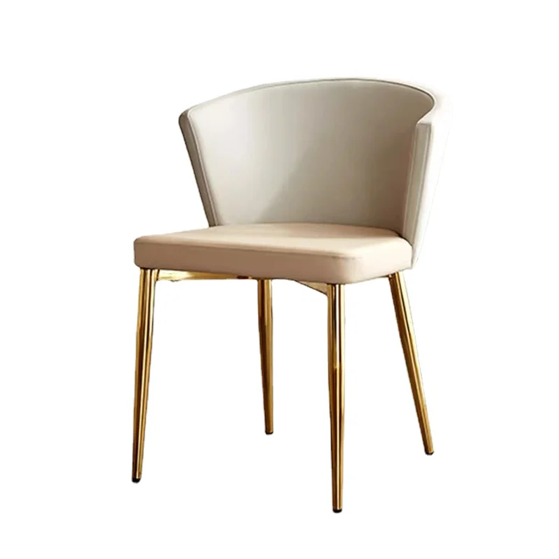 Patogi metalinė svetainės kėdė Atsipalaiduokite Ergonomiškas patalpų makiažas Svetainės kėdė Pagalvėlė Itališkas Cadeiras De Jantar baldai