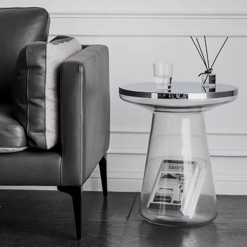 Svetainė Kavos staliukas Modernus kampas Auksinis unikalus kavos staliukas Miegamojo ornamentas Sofa Topper Nordic Glass Mueble baldai