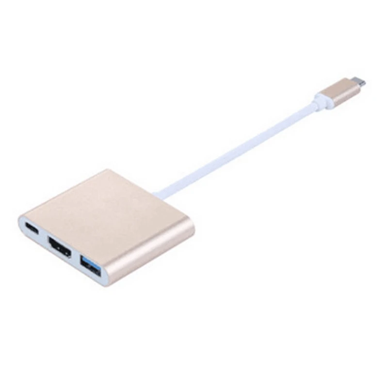 USB C tipo šakotuvas adapterio keitikliui į suderinamą 4K USB C Doce su PD USB 3.0 šakotuvu Thunderbolt