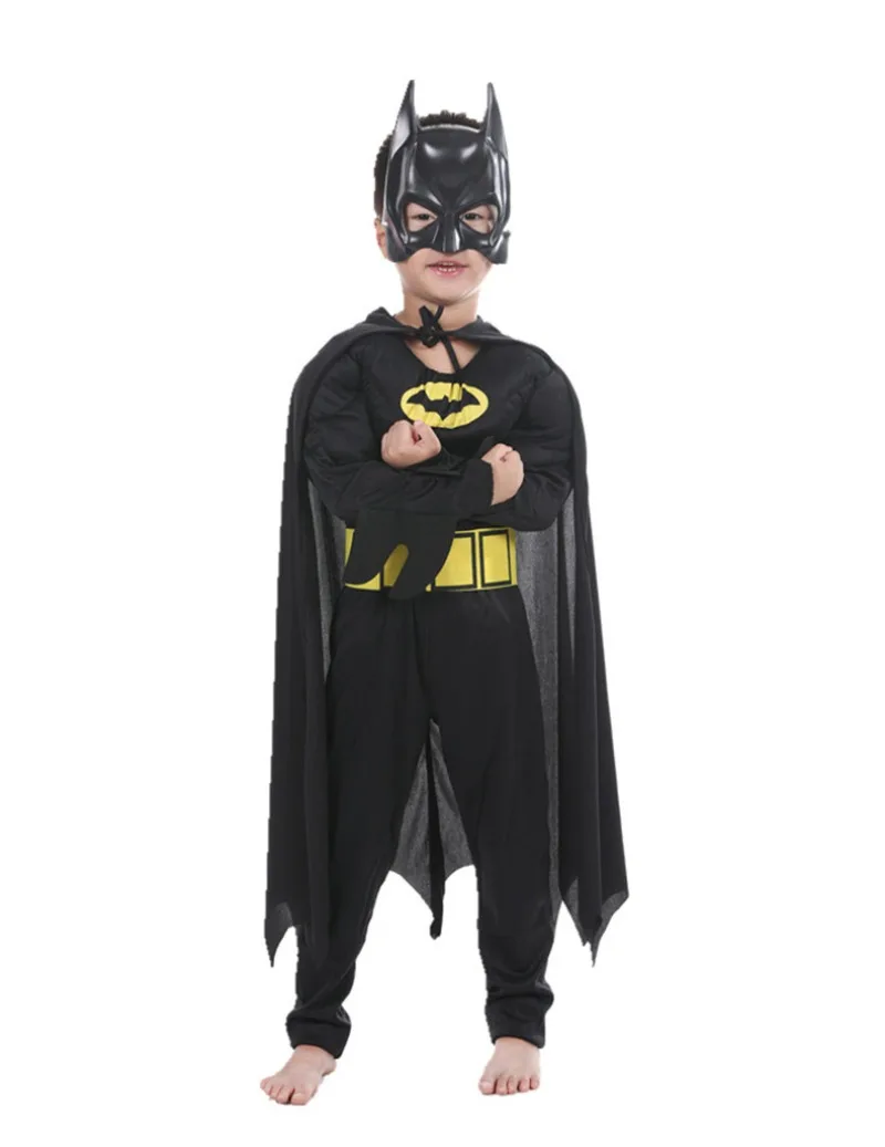 Vaikų vampyrų kostiumas Juodasis šikšnosparnis Sparno kyšulys Apsiaustas Šokio scenos spektaklis Vampyrų berniukas Kostiumas Cosplay Kalėdų vakarėlio karnavalas