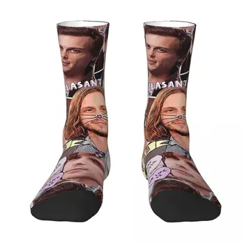 Įgulos kojinės Matthew Gray Gubler Kawaii Koliažinės kojinės Harajuku Juokingos hiphopo ilgos kojinės vyrams Moterų gimtadienio dovana