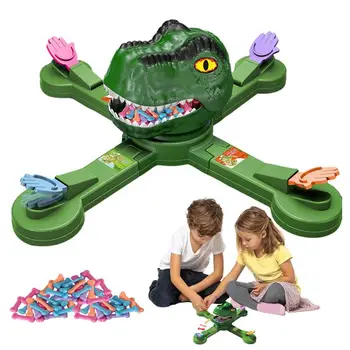 Šeimyniniai stalo žaidimai vaikams Dinozaurų smulkiosios motorikos žaislai Strateginis žaidimas Besisukantys Montessori žaislai Alkanas dinozaurų stalo žaidimai