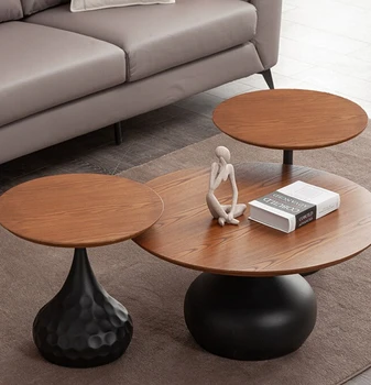 Šiaurės šalių medžio masyvo kavos staliukas, svetainė, nedidelis buitinis medžio masyvo kavos staliukas, paprastas arbatos staliukas